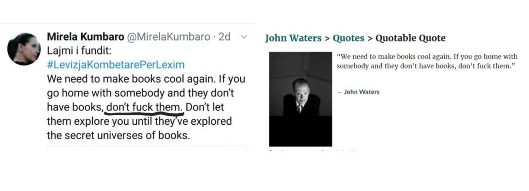 Zbulohet “plagjiatura” e Ministres së Kulturës. A do kemi ministër të ri ?