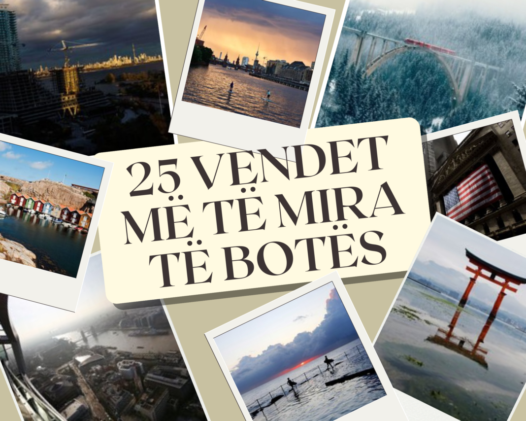 Eksploroni 25 vendet më të mira të botës. Ja cilat janë?