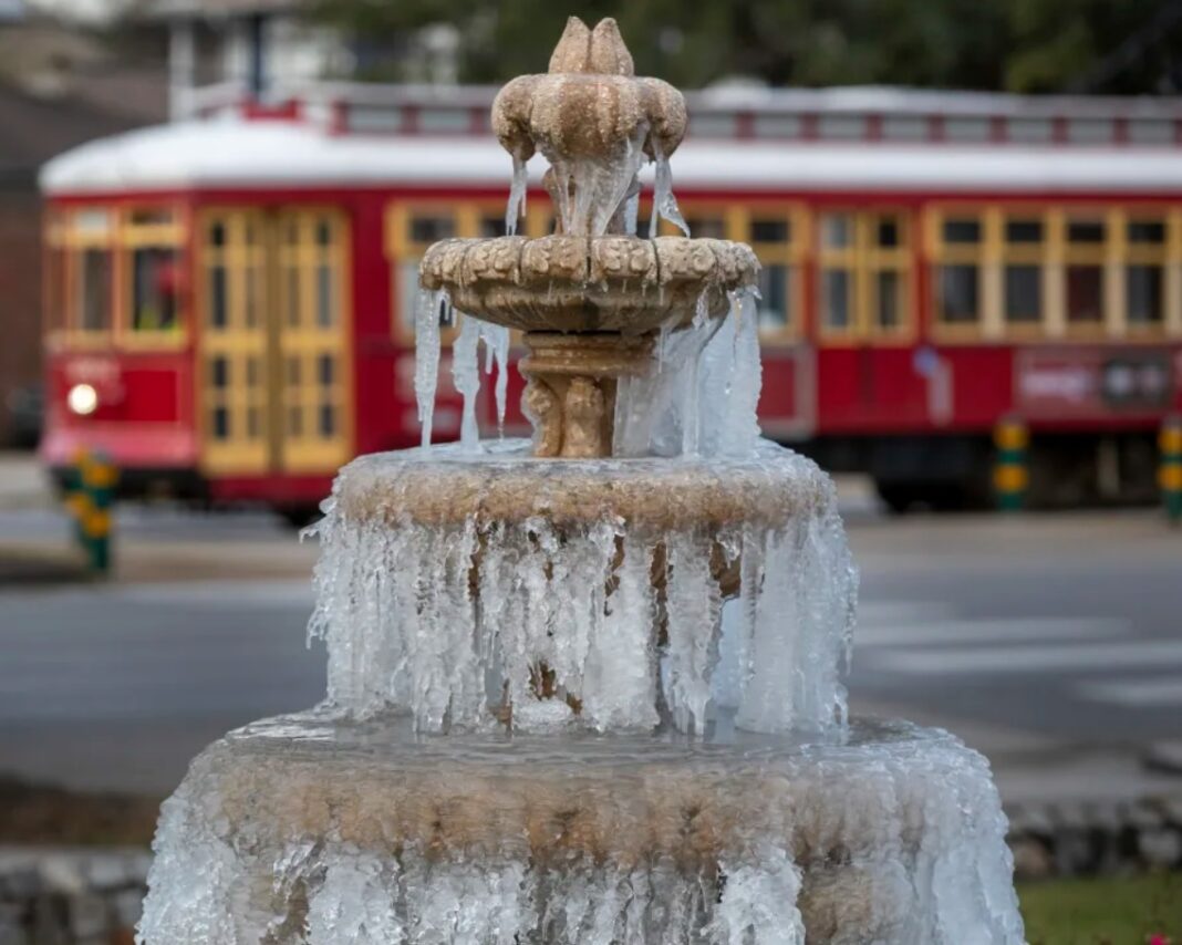 I ftohti ekstrem i ShBA në foto