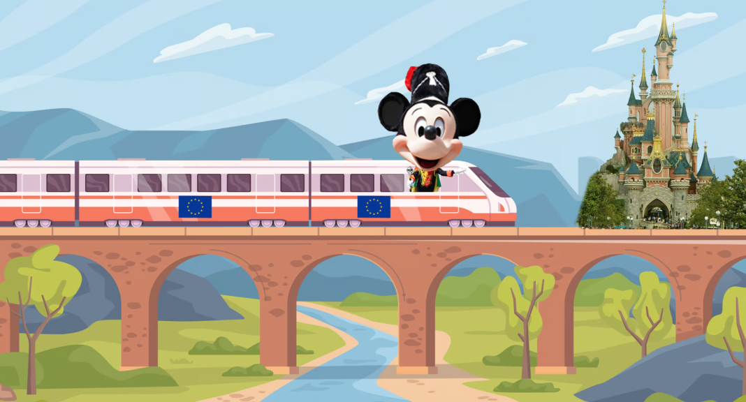 Treni i BE për në Strasburg përfundon në Disneyland
